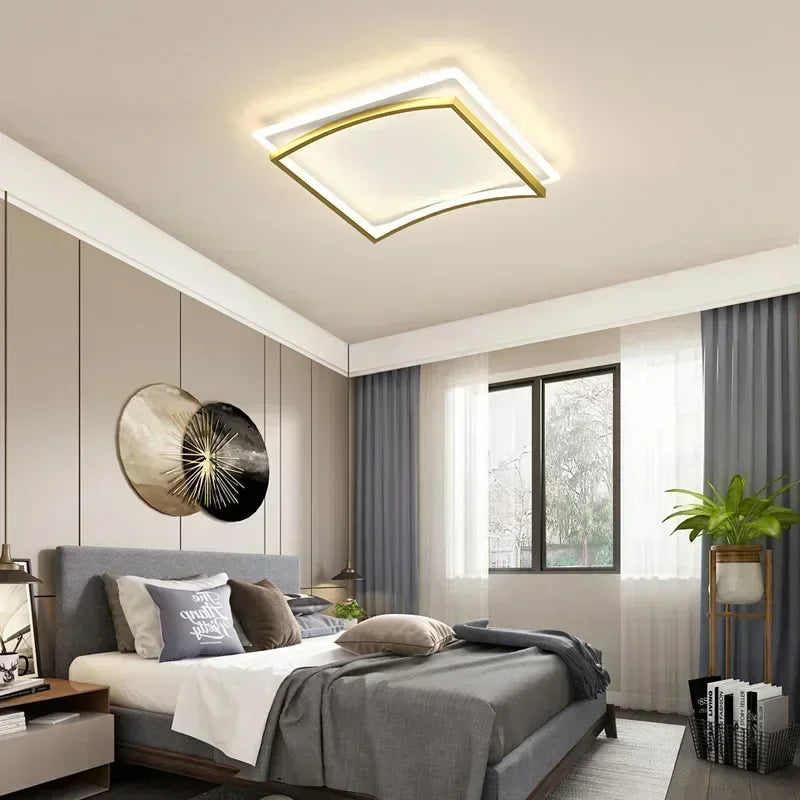 Plafonnier LED nordique pour chambre salon salle à manger étude cuisine plafond Lustre intérieur décor à la maison luminaire Lustre
