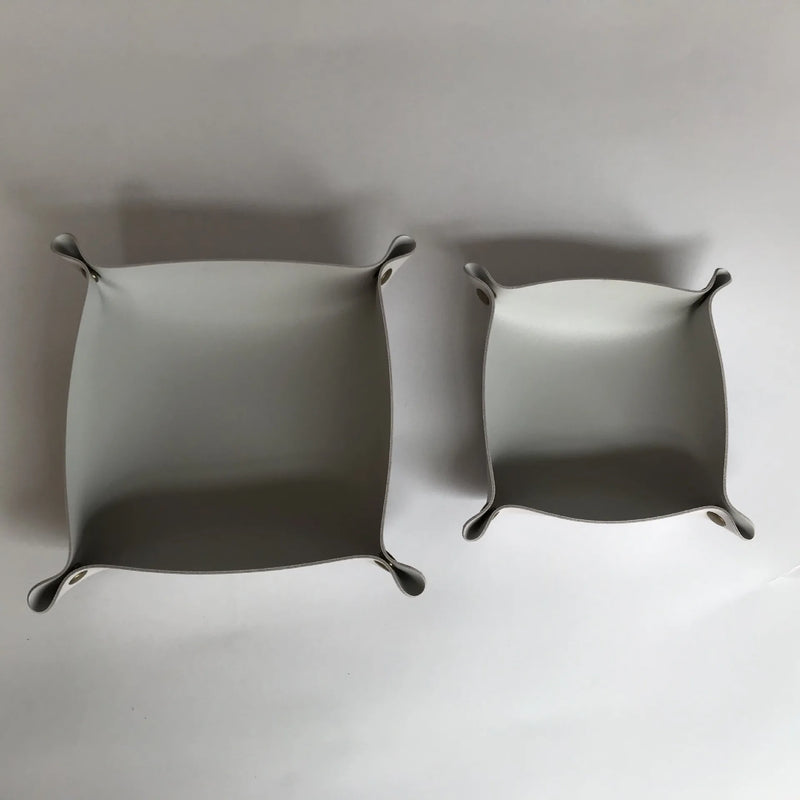 plateau de rangement en cuir pour bureau pliant décoratif