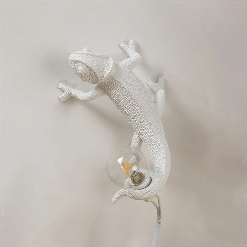 applique murale lézard mignon en résine luminaire de nuit - vue 12 sur 11