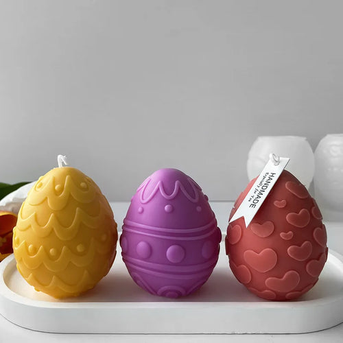 moule à bougie en silicone pour œufs de pâques à créer soi-même - vue 2 sur 21