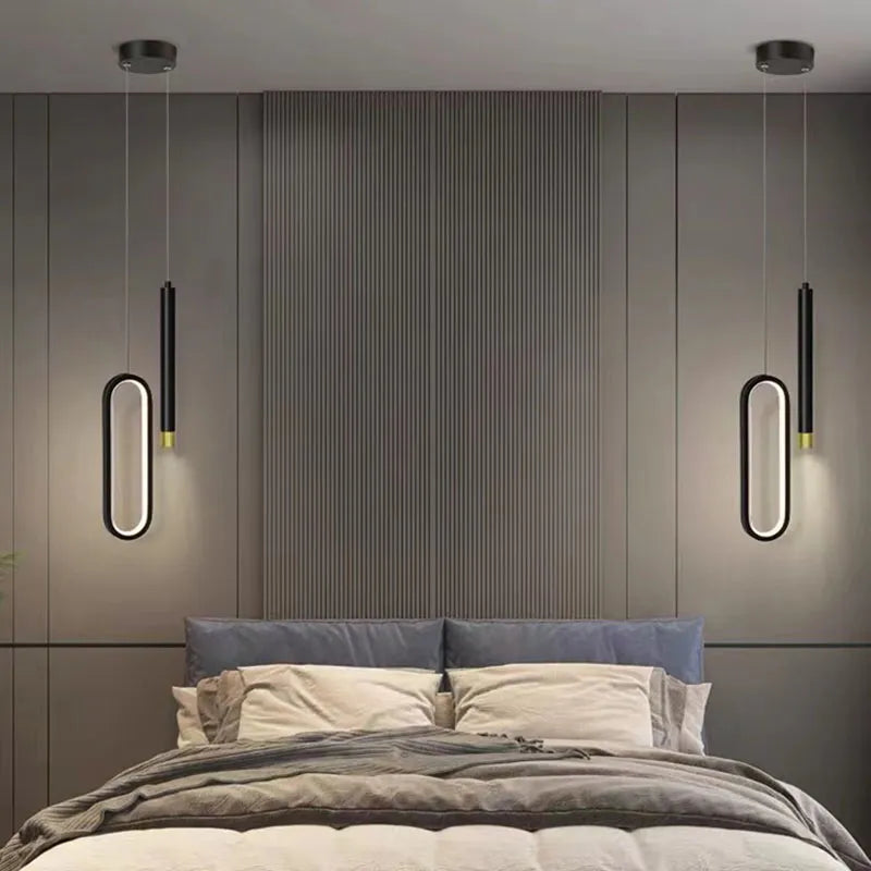 lustre led minimaliste nordique maison