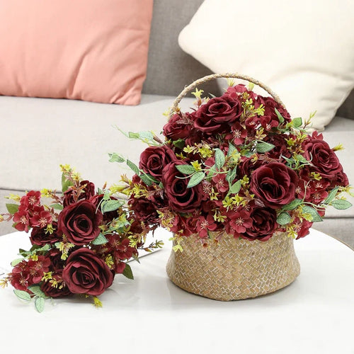 bouquet de fleurs artificielles pour décoration intérieure élégante - vue 5 sur 12