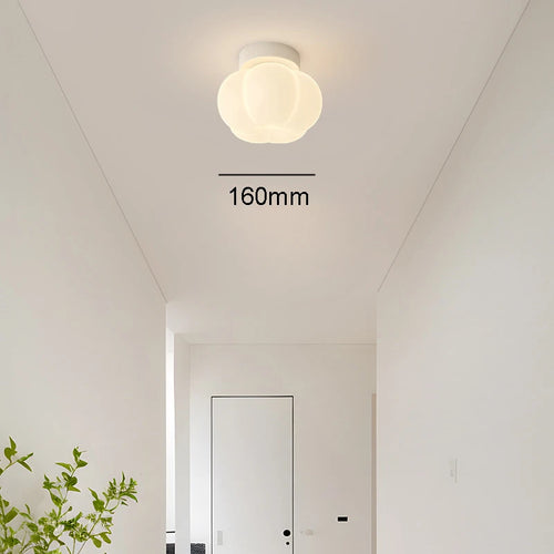 applique murale minimaliste citrouille style crème moderne - vue 9 sur 12