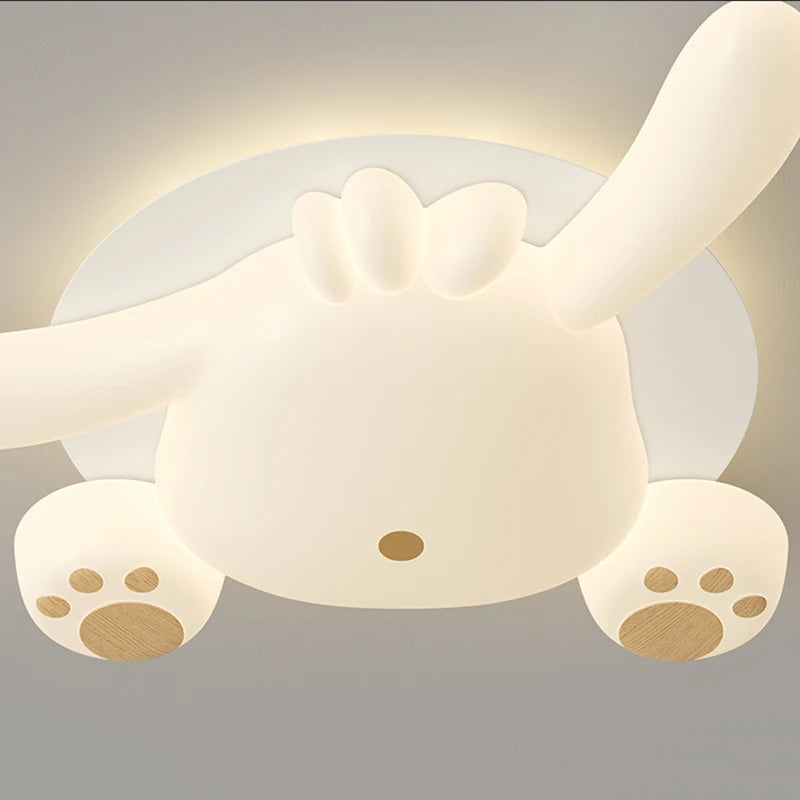 lustre moderne animal pour enfant en forme d'ours avec griffe - vue 5 sur 8