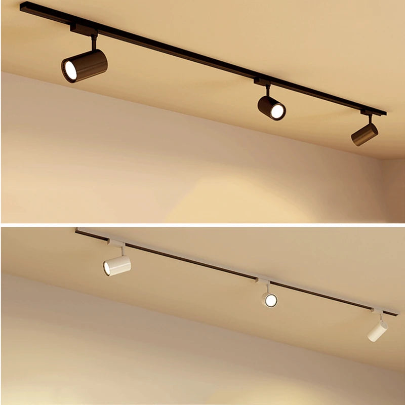 spot led rgb sur rail pour éclairage d'ambiance dynamique - vue 4 sur 15