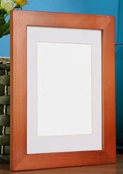 cadre photo en bois avec passe-partout pour montage mural - vue 8 sur 17