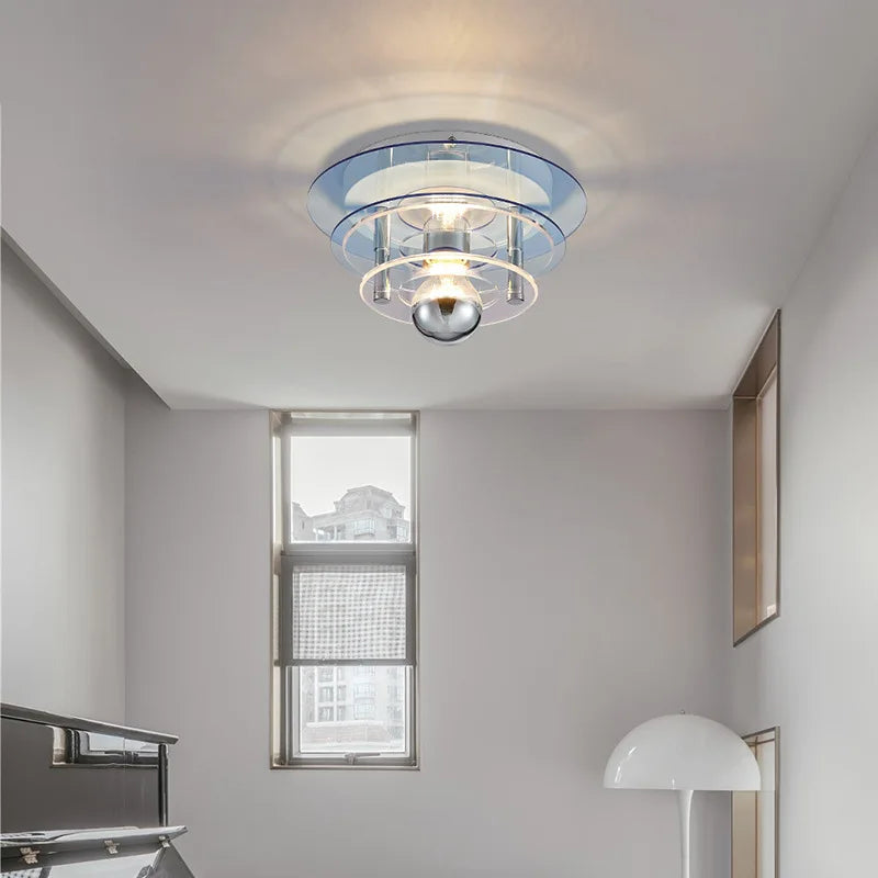 plafonnier acrylique design nordique style spatial pour décoration intérieure - vue 3 sur 14