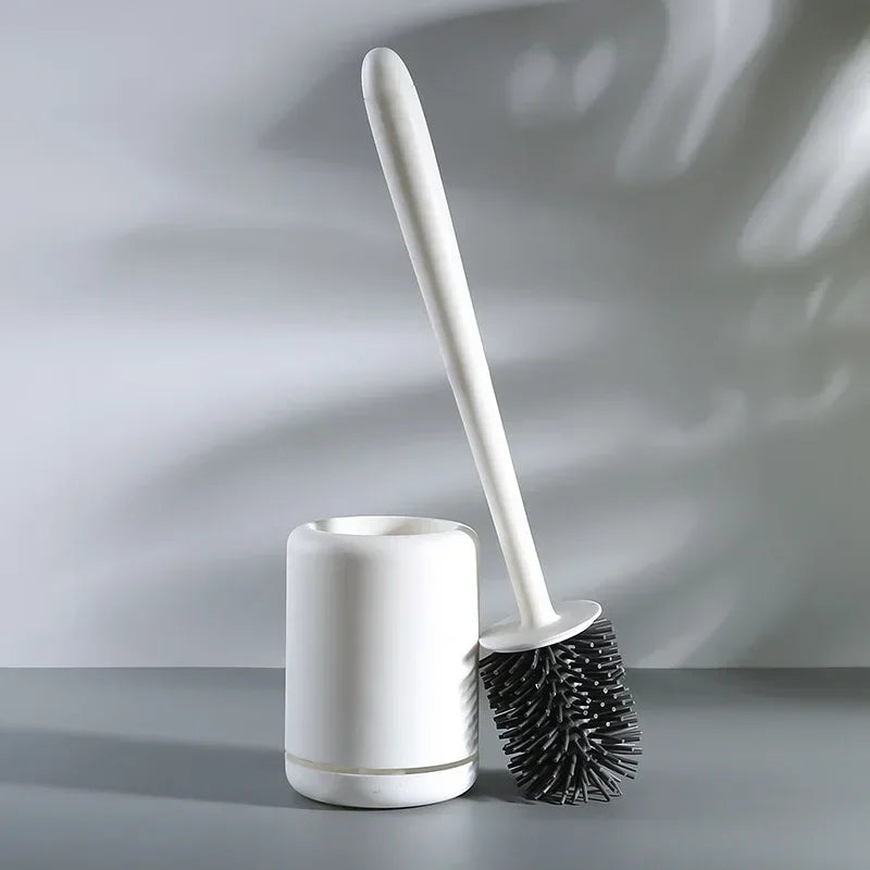 brosse de toilette murale avec support de rangement pratique - vue 7 sur 9