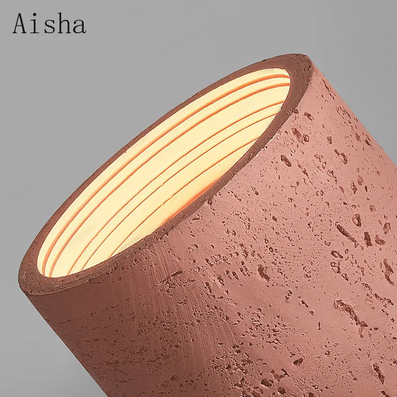 Wabi-sabi résine plafonnier LED nordique salon couloir plafonnier pour la maison salon cuisine Downlight décoration - vue 7 sur 16