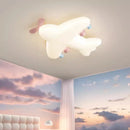 plafonnier mignon en forme d'avion pour enfant romantique et simple