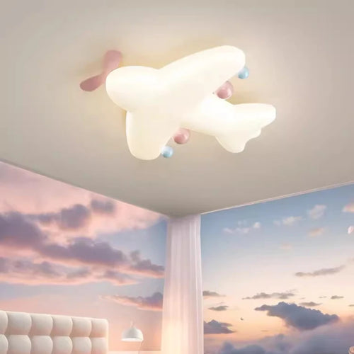 plafonnier mignon en forme d'avion pour enfant romantique et simple - vue 2 sur 8