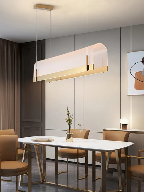 lustre en acrylique pour restaurant et salon postmoderne - vue 4 sur 8