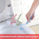 brosse de toilette incurvée outil de nettoyage pratique portable