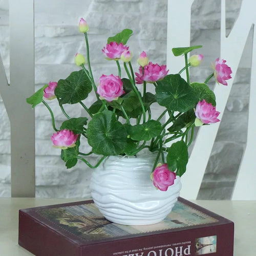 plantes artificielles mini soie décoration pour intérieur jardin et table - vue 11 sur 10