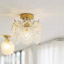 Plafonnier en verre style italien