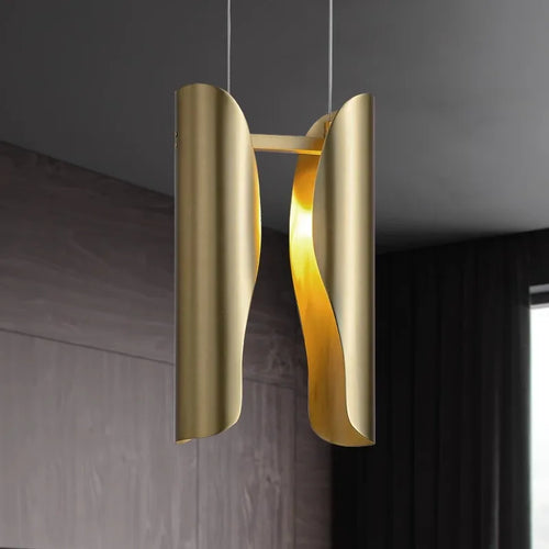 suspension en cuivre design moderne pour restaurant et intérieur - vue 3 sur 10