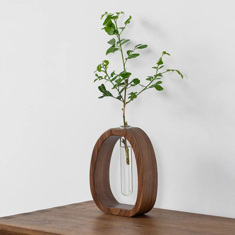 ustensile en bois massif pour arrangement floral créatif et simple - vue 3 sur 7