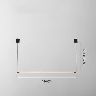 suspension LED design nordique minimaliste en aluminium