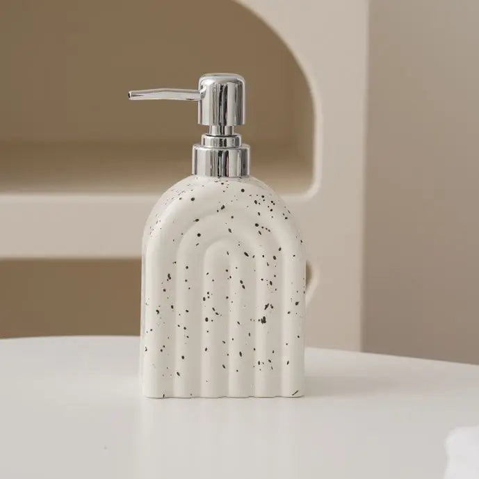distributeur de savon en céramique portable pour shampoing et eau - vue 10 sur 21