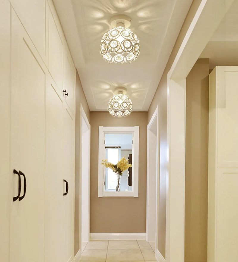 plafonniers modernes en cristal lustre éclairage décoratif pour maison