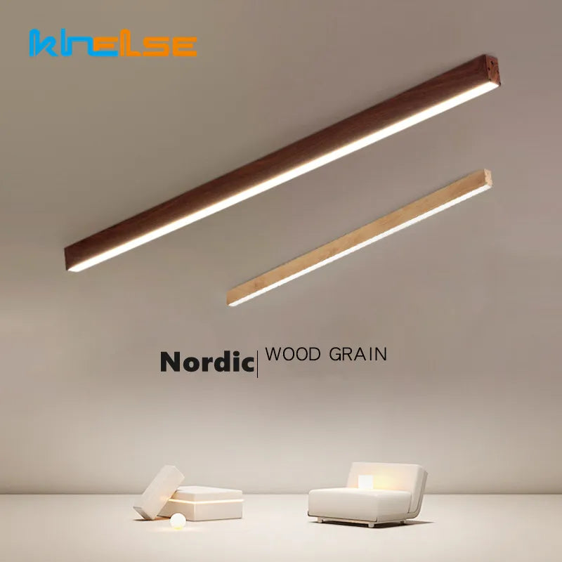 plafonnier led aluminium nordique grain allée