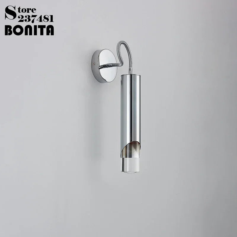 applique murale moderne en aluminium minimaliste bras pivotant design chic - vue 4 sur 10