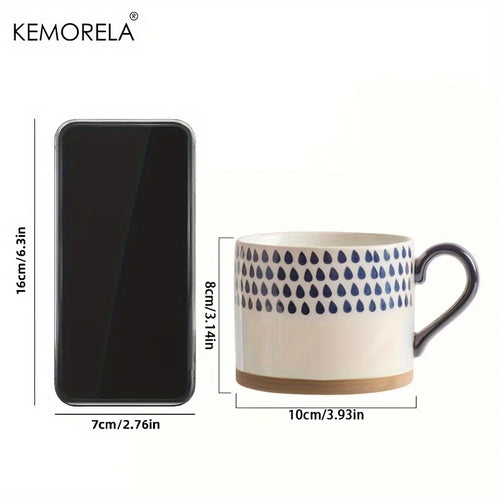 Tasse japonaise en céramique design minimaliste bureau maison