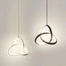 Suspension LED en forme de cercle rotatif