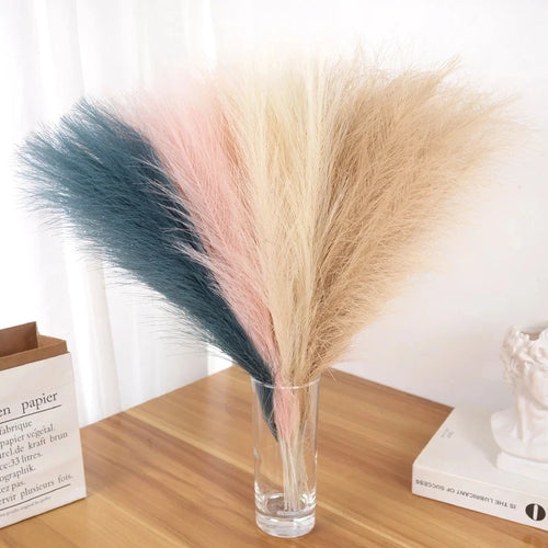 lot de bouquets dherbe de pampa artificielle pour décoration intérieure - vue 3 sur 15