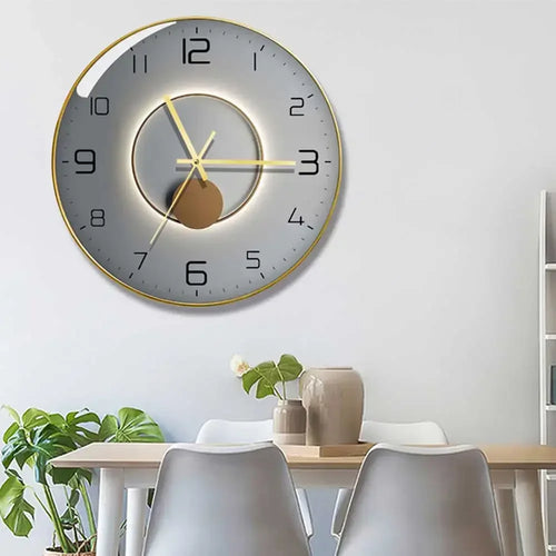 horloge murale en verre design moderne créatif pour décoration intérieure - vue 3 sur 18