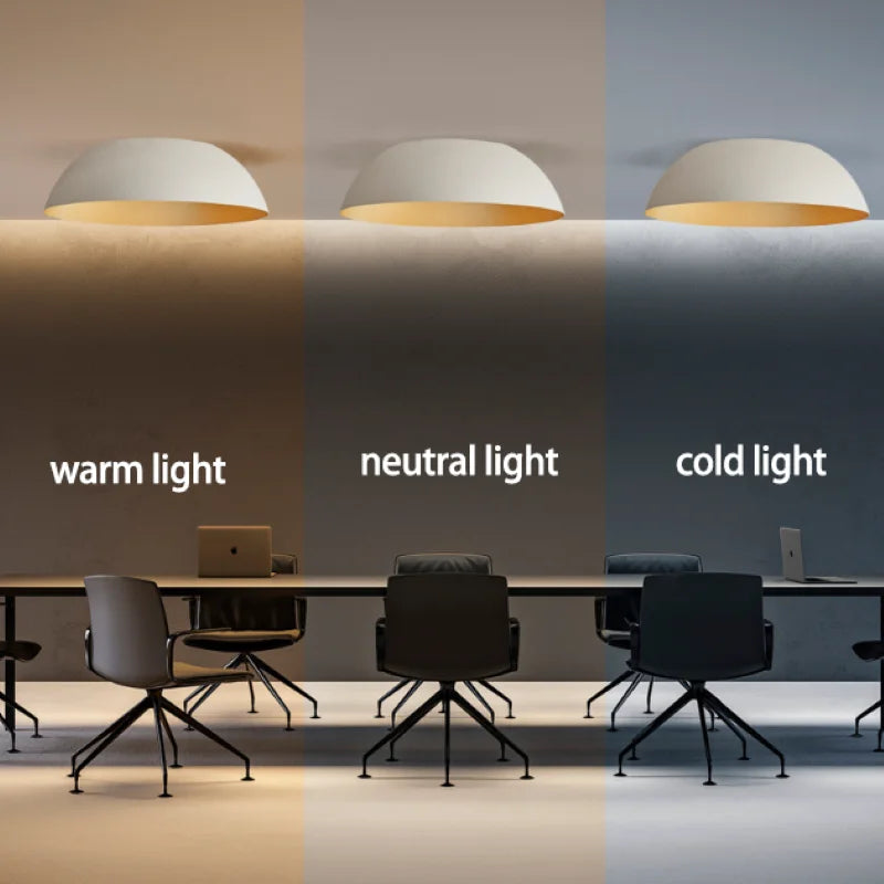 Plafonnier led moderne ultra-mince décor maison - vue 5 sur 12