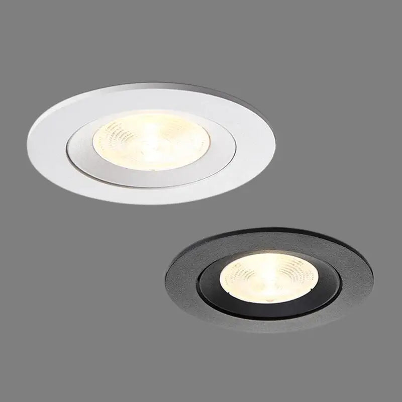 Spot rond COB Led Downlights haut de gamme encastré pour intérieur résidentiel maison