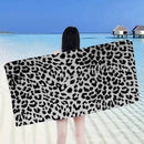 serviette de bain microfibre motif animal cartoon enfant