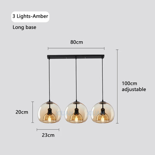 suspension led industrielles à 3 lumières - vue 16 sur 16