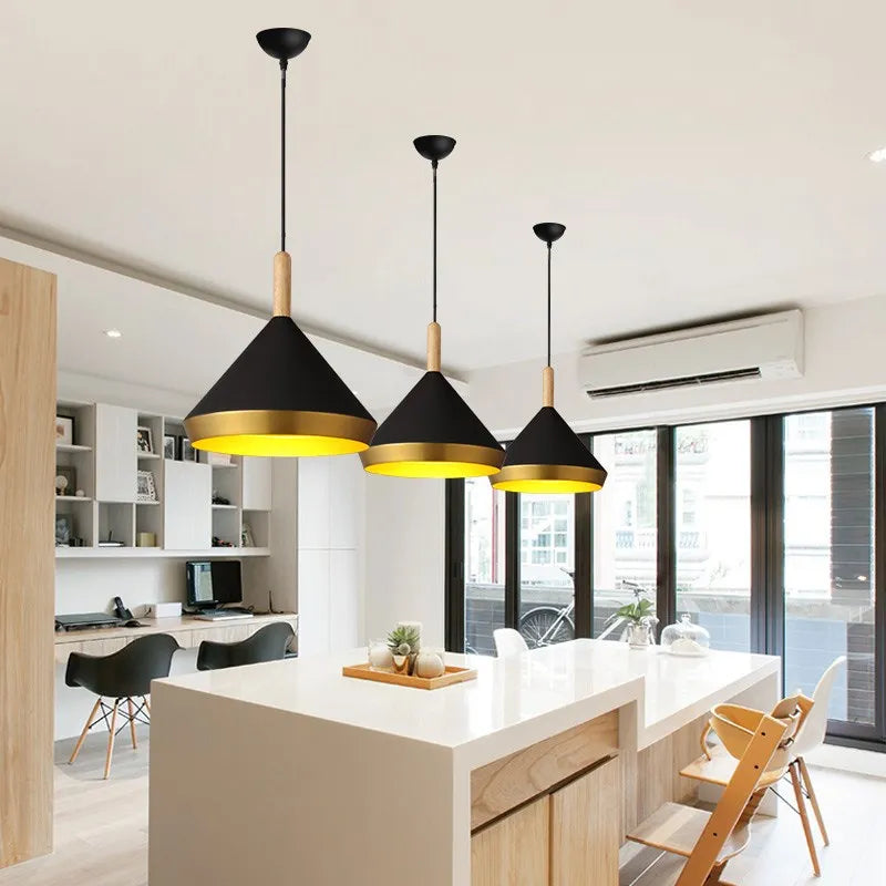 lampes suspendues modernes pour barre de décoration