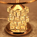 lampe de table en cristal moderne pour décoration intérieure élégante