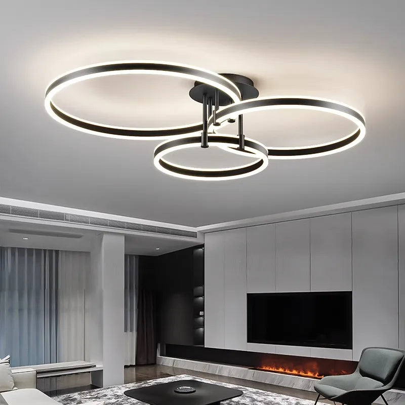 plafonnier Décoration nordique maison chambre décor lampes LED intelligentes pour salon éclairage intérieur lampara