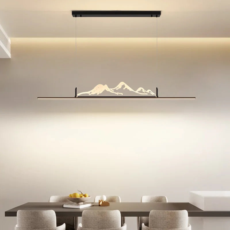 lustre moderne iceberg créatif pour restaurant et salon de thé - vue 6 sur 12