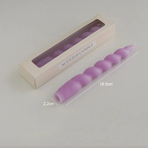bougie parfumée en spirale pour aromathérapie et décoration festive - vue 16 sur 19