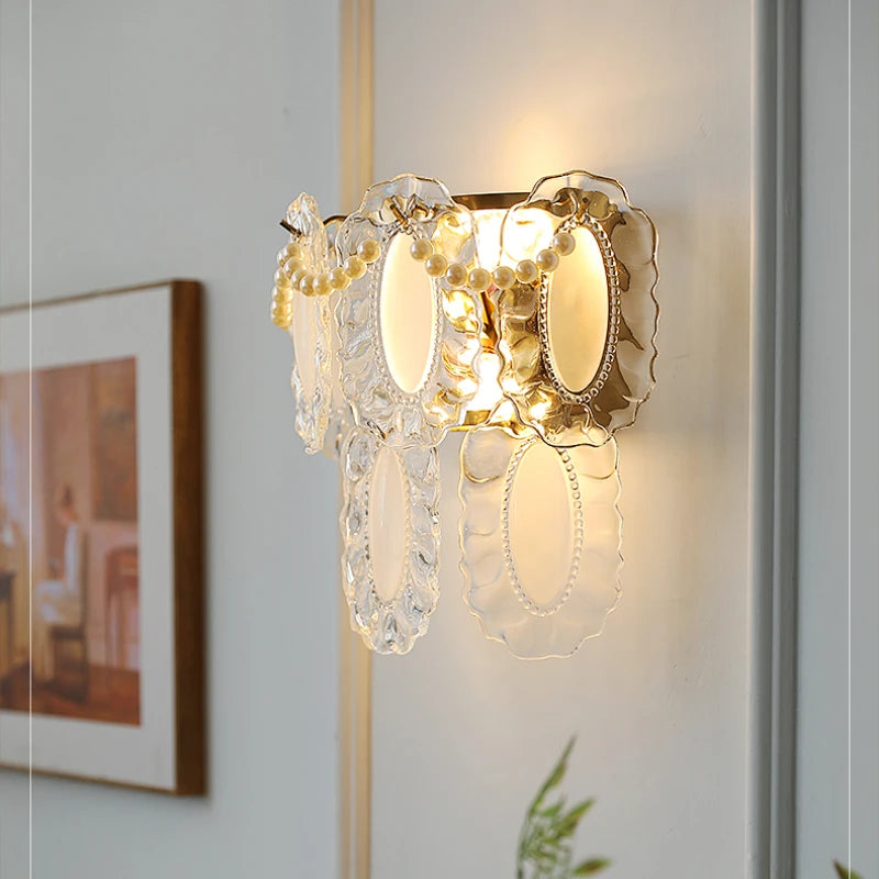 applique murale en verre nordique pour décoration intérieure moderne - vue 5 sur 20