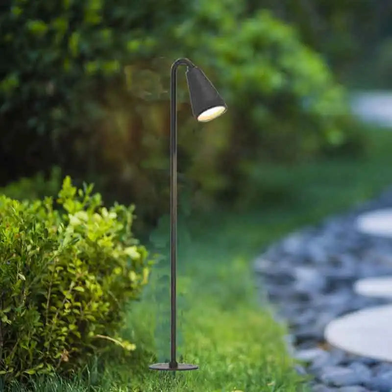 lampe d'extérieur étanche moderne pour jardin et pelouse - vue 6 sur 9