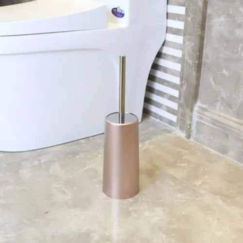 brosse de toilette de luxe avec support doré pour salle de bain - vue 4 sur 10