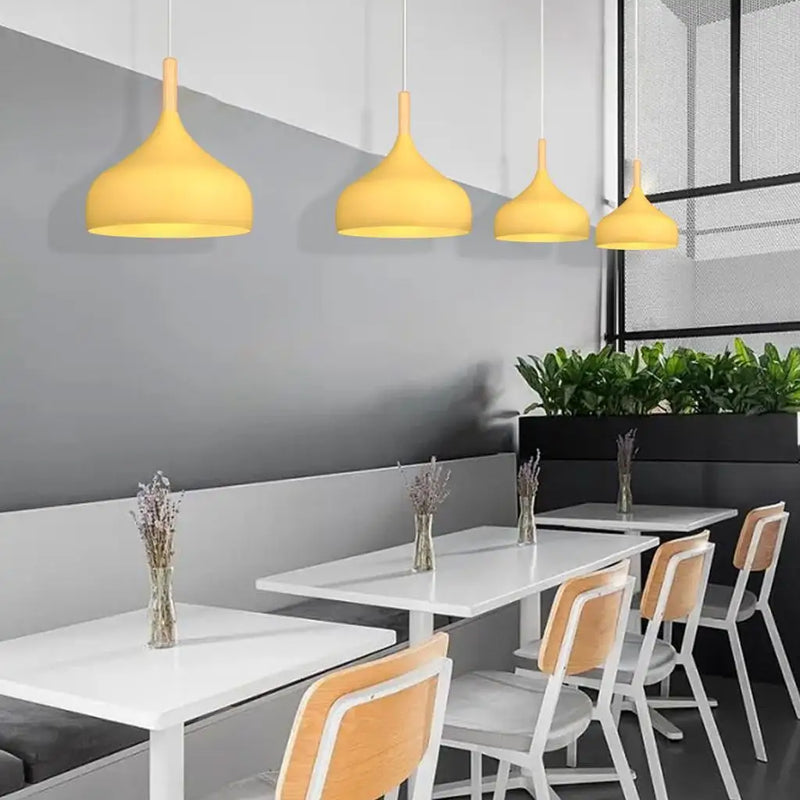 Suspension nordiques lampes de plafond multicolores modernes luminaires suspendus Bar café chambre cuisine salle à manger Restaurant