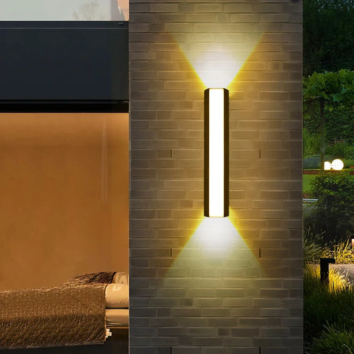 applique murale extérieure jardin avec led haute luminosité - vue 4 sur 9