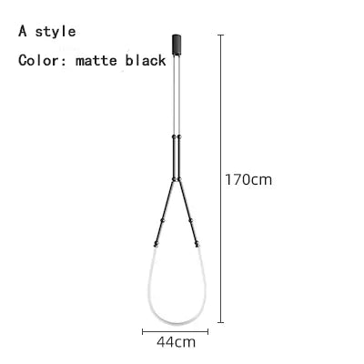 suspension led moderne pour décoration intérieure élégante et stylée - vue 13 sur 12