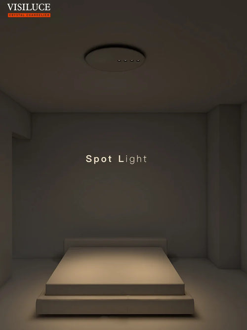 plafonnier led rond minimaliste à intensité réglable pour intérieur - vue 3 sur 8