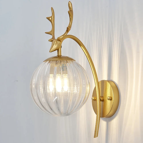 applique murale moderne en fer et verre pour décoration intérieure - vue 2 sur 16