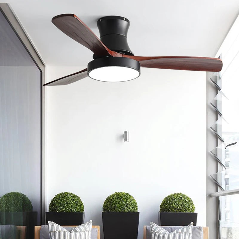 ventilateur de plafond moderne avec lumière design pour intérieur - vue 4 sur 14