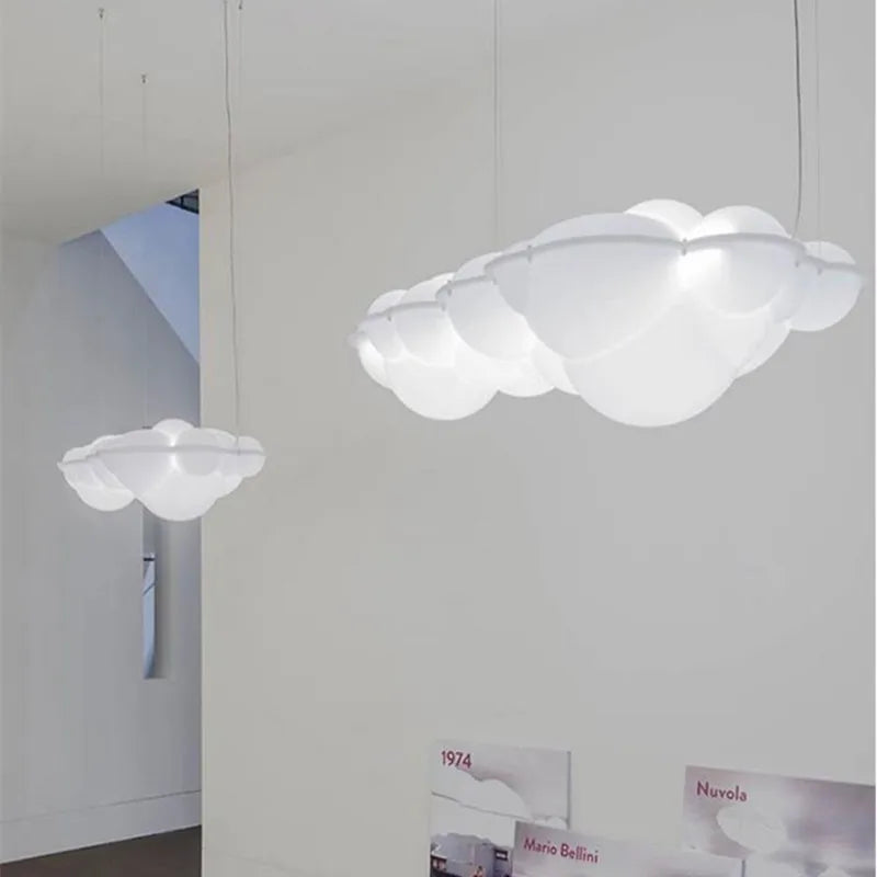 suspension nuvola nordique nuages led décoration design italien
