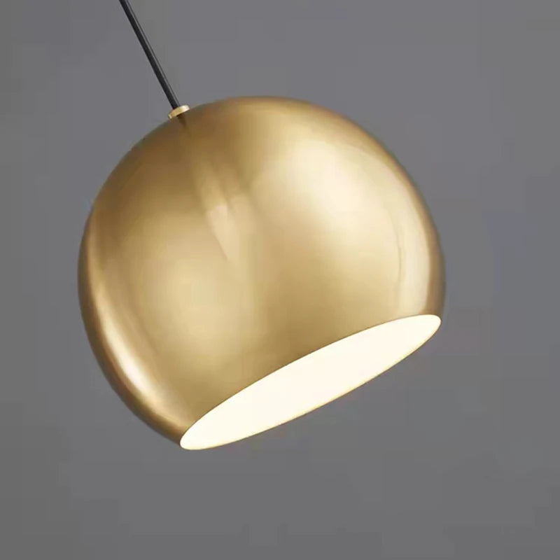 lampe suspendue vintage en cuivre avec fil réglable
